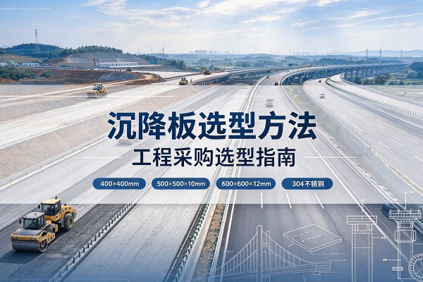 周宁沉降板选择方法