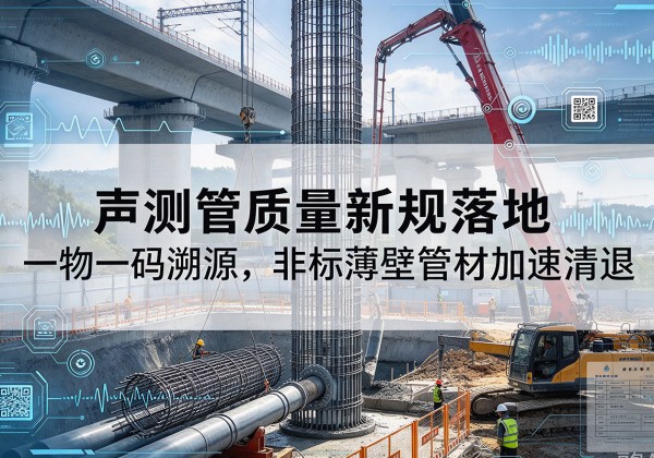 周宁声测管质量新规落地，一物一码溯源，非标薄壁管材加速清退