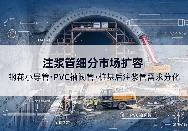 周宁注浆管细分市场扩容，隧道钢花小导管、PVC 袖阀管、桩基后注浆管需求分化