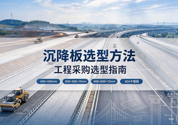 周宁沉降板选择方法